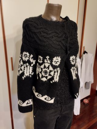 Cardigan tricot by Seventy in pura lana 