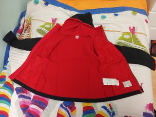 Chaqueta SoftShell Quechua Roja Y Negra