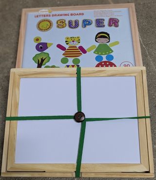 Tablero de formas, letras y números