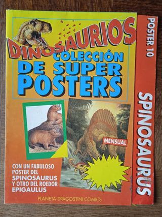 Posters Dinosaurios años 90