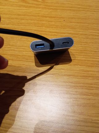 Adaptador usbc a HDMI, VGA y usb