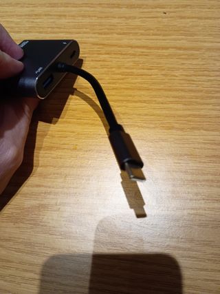 Adaptador usbc a HDMI, VGA y usb