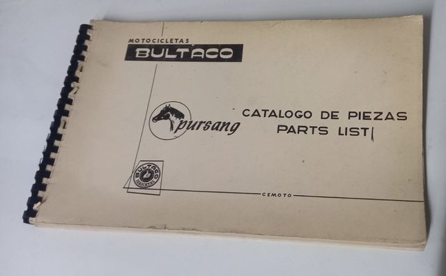 Catalogo piezas Bultaco pursang mk2-3