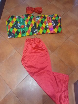 Lote disfraces de payaso