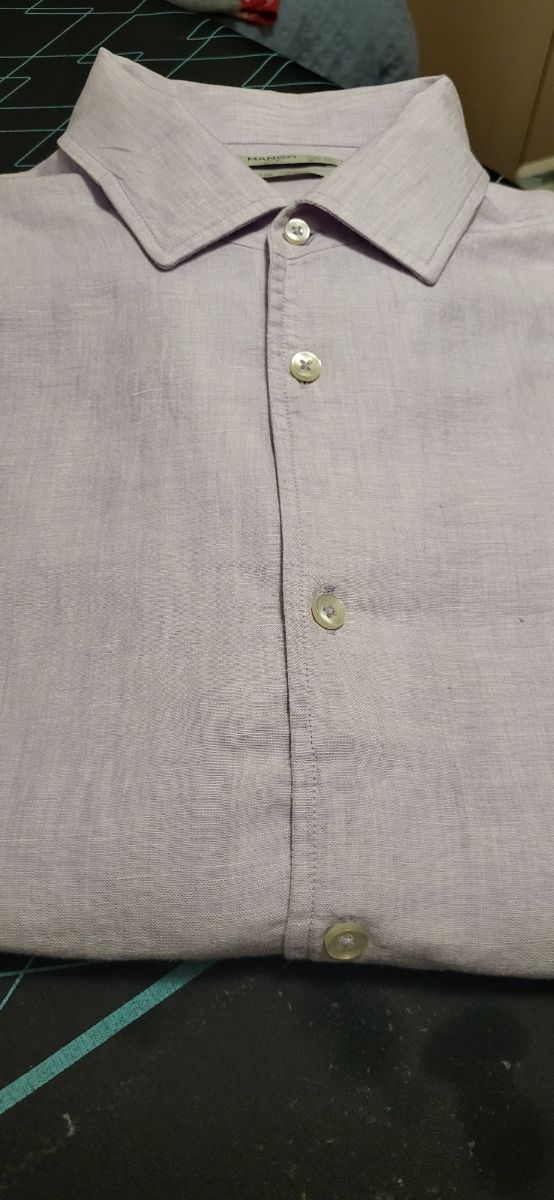 Camisa de lino t.XXL de Mango