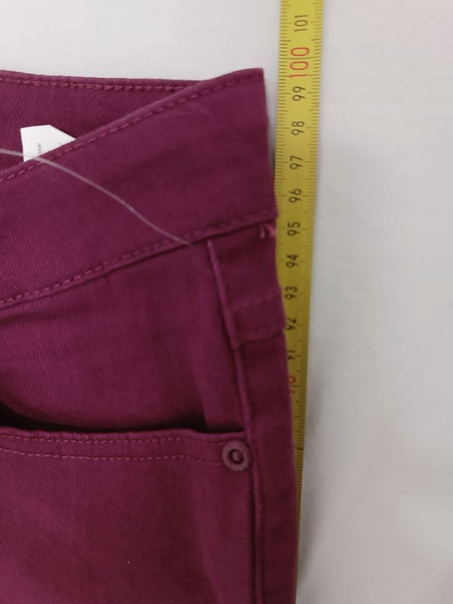 Pantaloni Tally Weijl donna M 38 skinny Borgogna