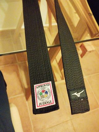 Cinturón negro de judo