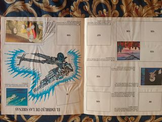 Album cromos GI Joe 55% completo