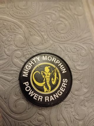 Insignia  chapa power rangers mighty morphin