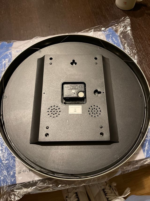 Orologio da parete Bernar in acciaio