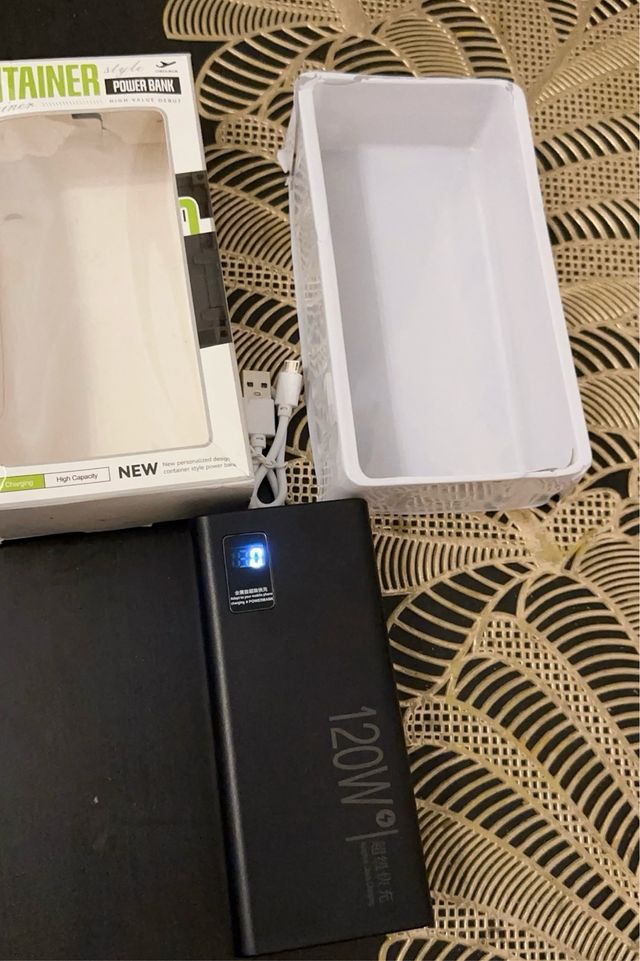 batería externa portátil de 120W