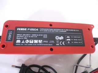 CARGADOR BATERIA AUTOMATICO FERVE F-2504 71220
