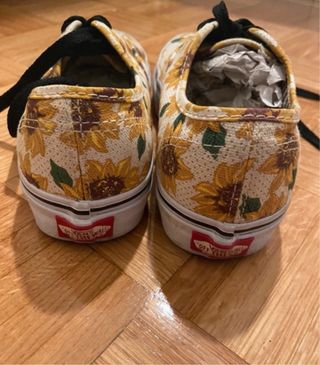 Vans estampado de girasoles