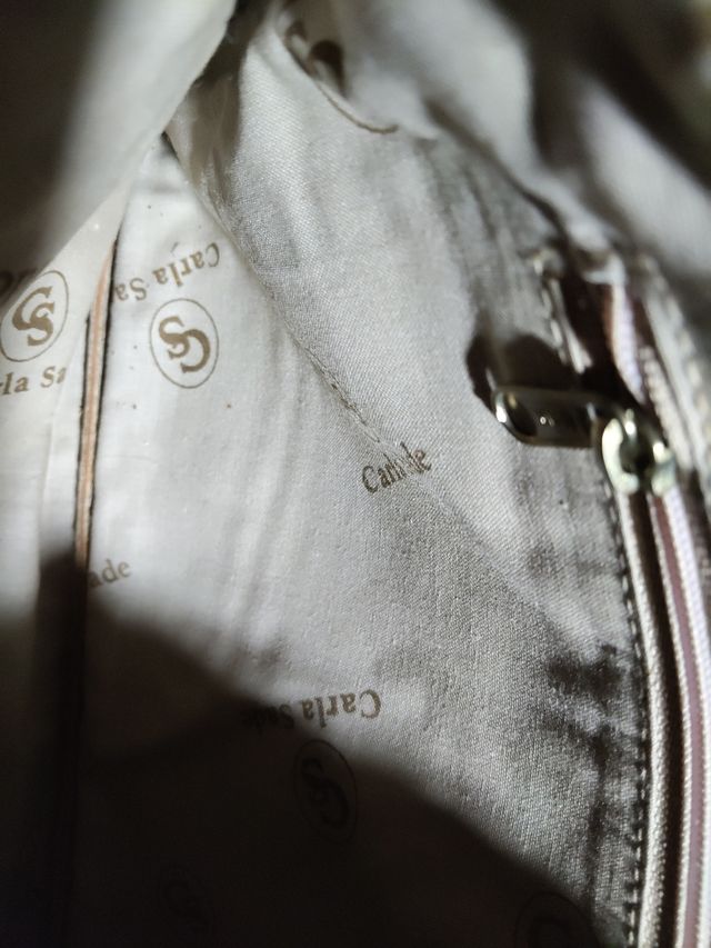 Bolso mano piel Carla Sade