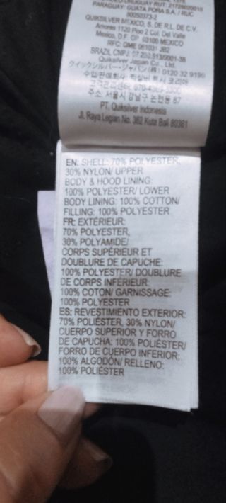 Anorak acolchado mujer