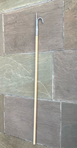 Bichero nautico de madera/hierro