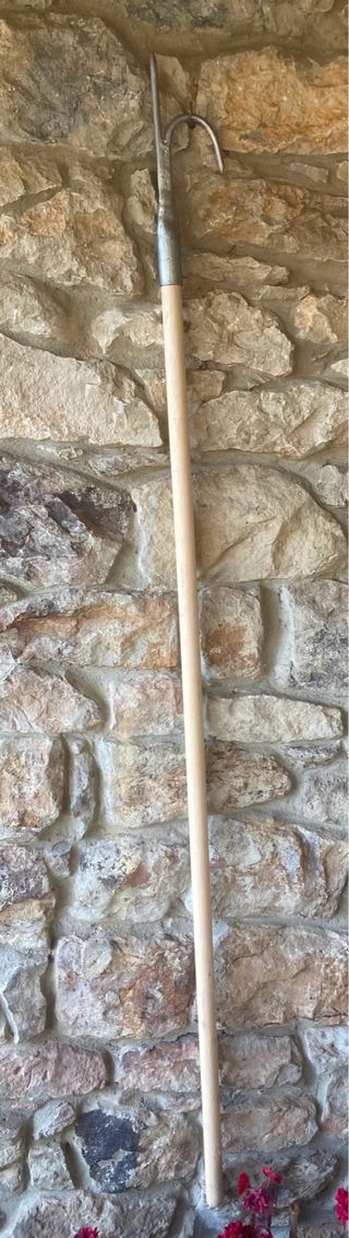 Bichero nautico de madera/hierro