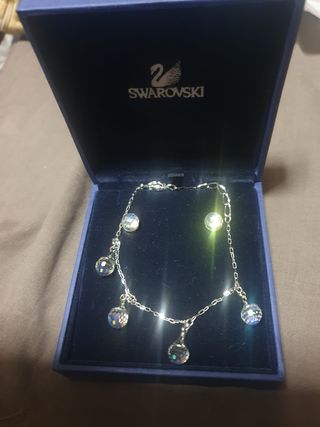Conjunto pendientes y pulsera swarovski