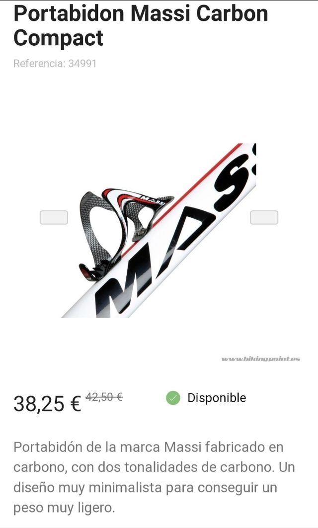 PORTABIDONES NUEVOS CARBONO MASSI.