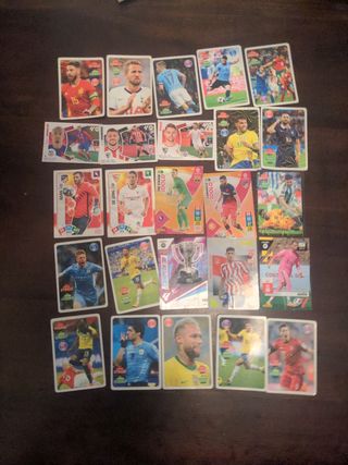 Cartas Adrenalyn varias temporadas