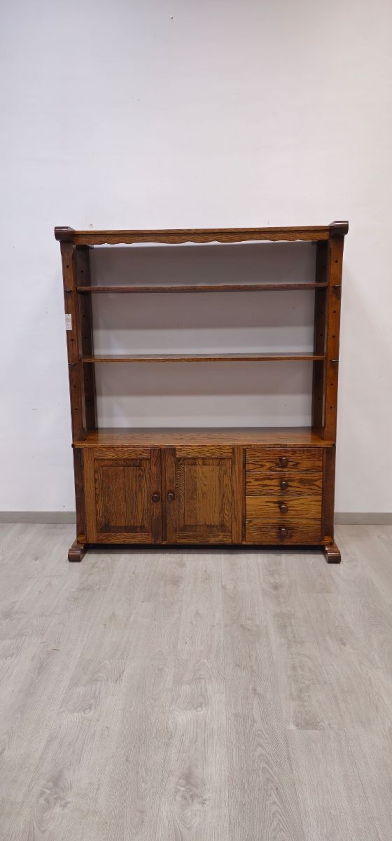 Estante Macizo de Roble Rustico