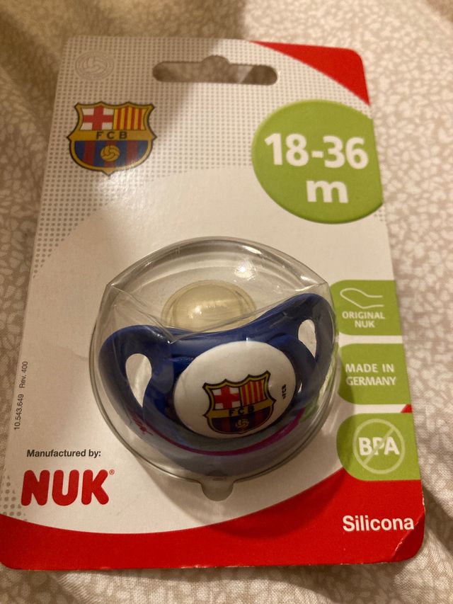 Chupete nuk 18 a 36 meses FC Barcelona