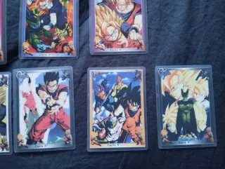 Dragon Ball Z plastified card collection