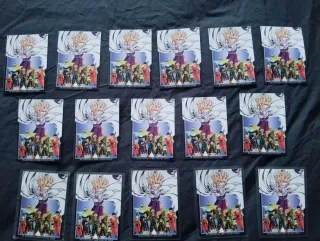 Dragon Ball Z plastified card collection