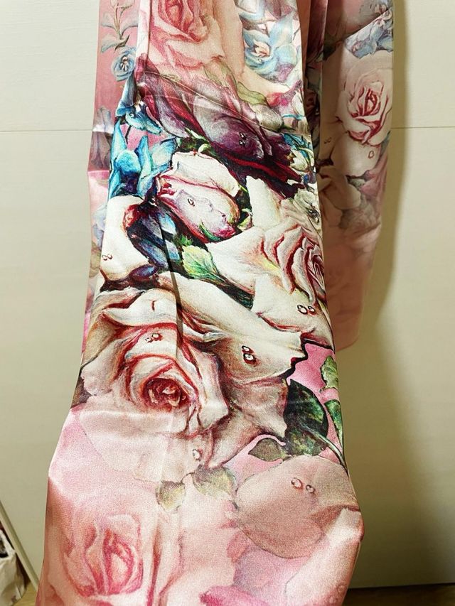 Pañuelo largo seda de largo