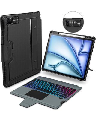 NUEVO-PREMIUM FUNDA CON TECLADO PARA IPAD 