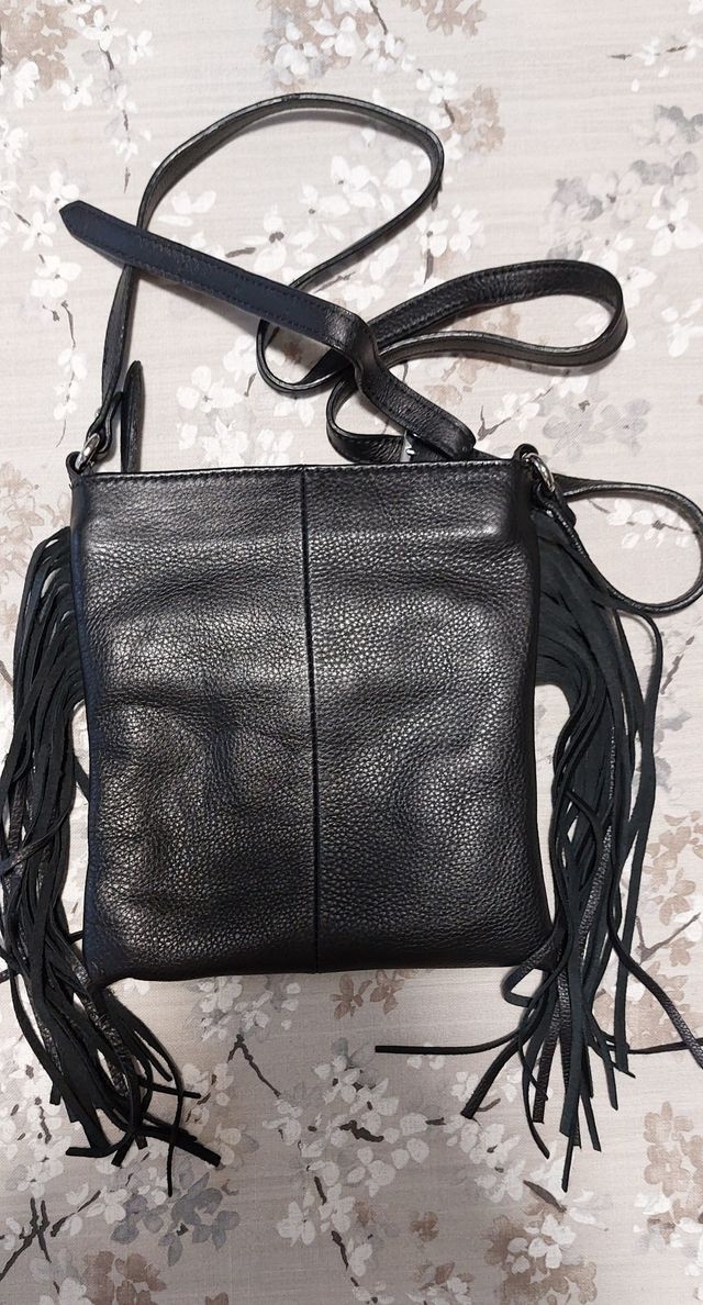 Coin - Borsetta in vera pelle nera