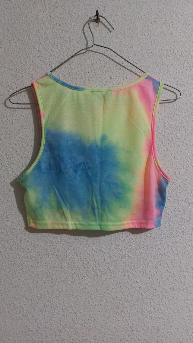 Camiseta tirantes multicolor