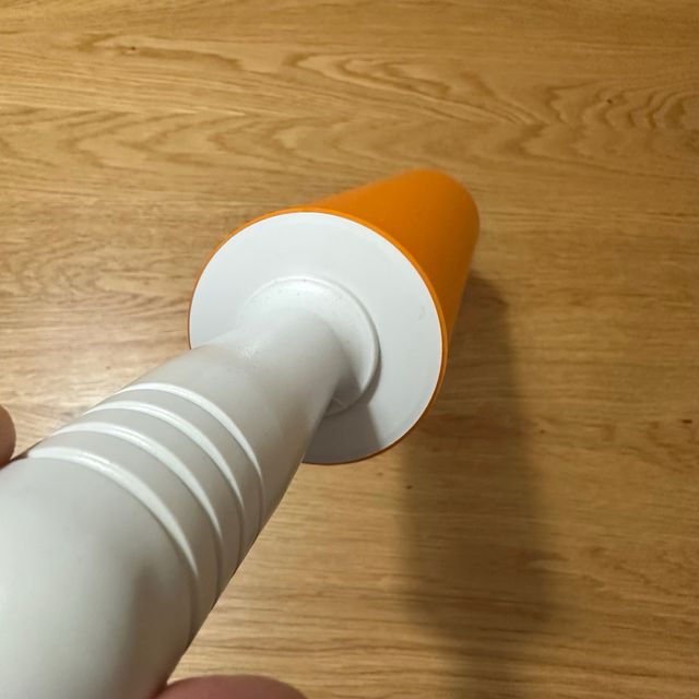 Brandani mattarello in silicone colore arancione