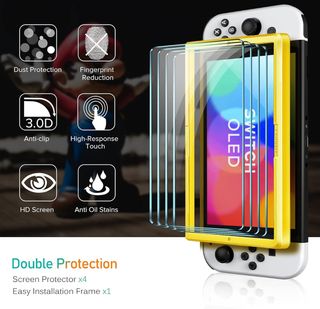 Protector pantalla Nintendo switch oled