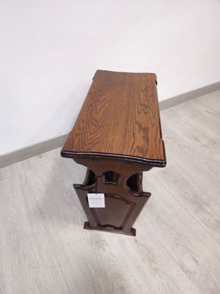 Portariviste rustico in rovere massiccio