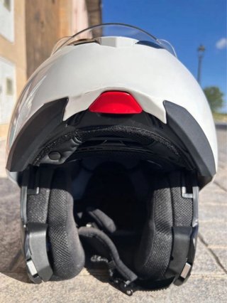Casco scorpion Exo 900 blanco.