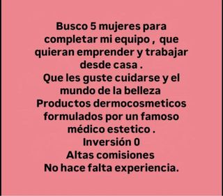 Busco Mujeres Emprendedoras
