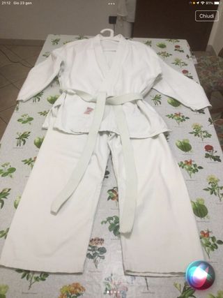 Divisa Karate per bimbi 11/12 anni  140 cm.