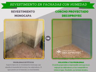 AISLAMIENTO CON CORCHO PROYECTADO 
