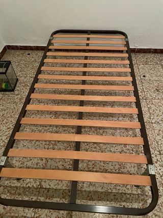 somier de laminas de madera