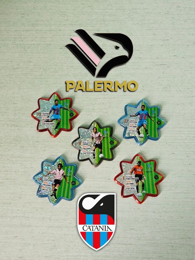 5 Football Stars edibas 2006/2007 Catania-Palermo