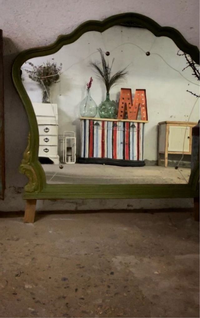 Espejo mueble antiguo