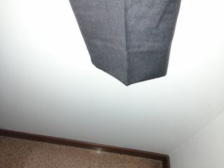 Pantalone da giacca grigio scuro taglia 50 in lana