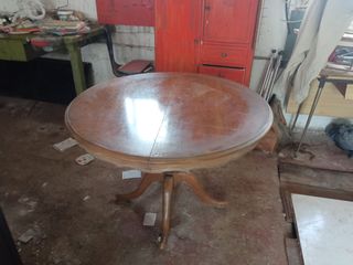 Mesas madera, mármol... Antiguas