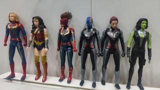 FIGURAS MARVEL NEBULA GAMORA VIUDA NEGRA
