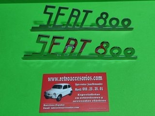 Anagramas Seat 600 todos modelos