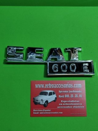 Anagramas Seat 600 todos modelos