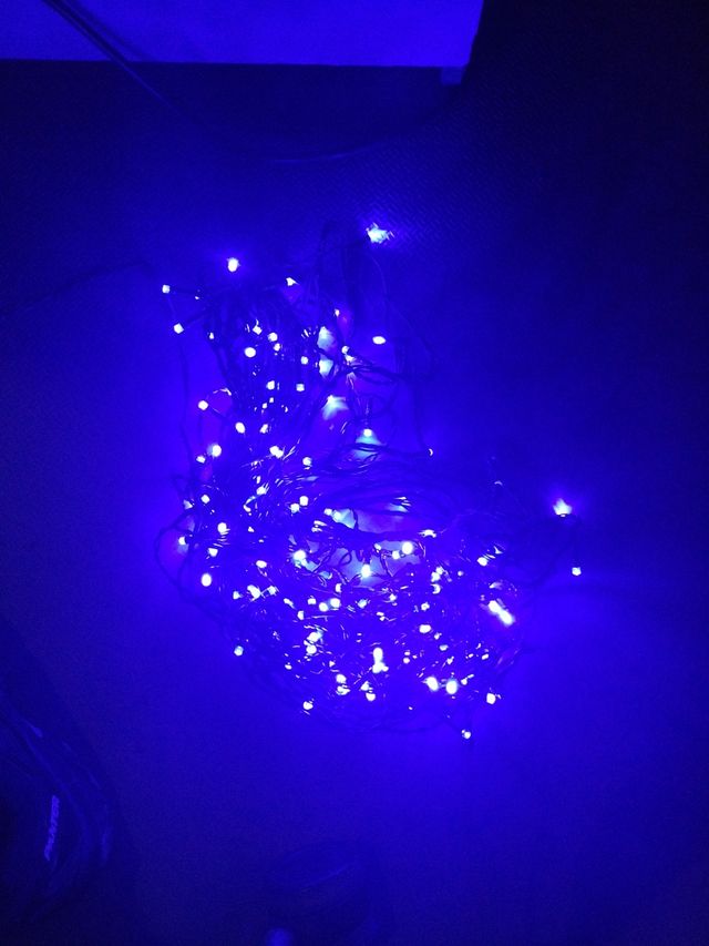 Luces led azul 2y 1 naranja