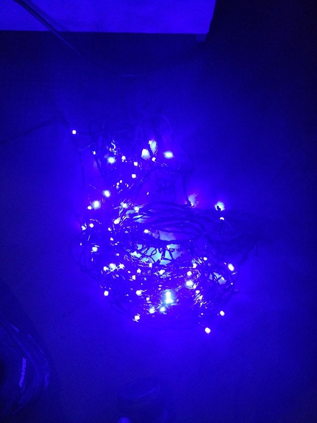 Luces led azul 2y 1 naranja