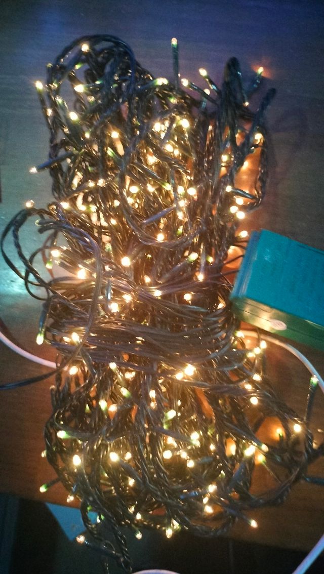 Luces led azul 2y 1 naranja